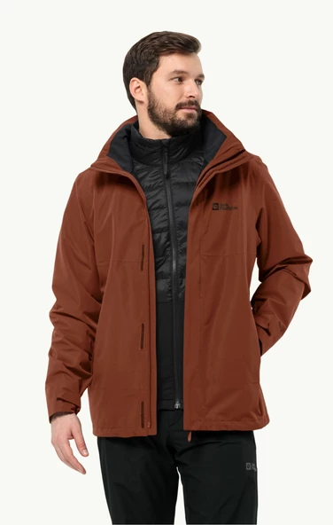 Jack Wolfskin Luntal 3IN1 Erkek Outdoor Montu - 3