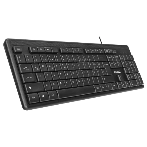 EVEREST KB-1002, USB Kablolu, Türkçe Q, Standart Klavye Siyah