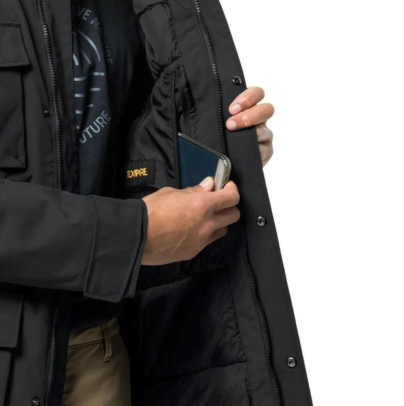 Jack Wolfskin Glacier Canyon Erkek Su Geçirmez Parka - 6