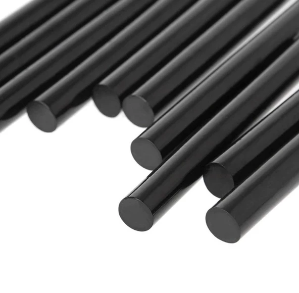 WellHise Siyah Kalın Silikon 10'lu Paket 11 mm. 22cm. - 3