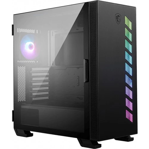 Msı Mag Vampırıc 300R Lamine Temperli Cam 1xa-Rgb Fan Atx Form Oyuncu Bilgisayar Kasası