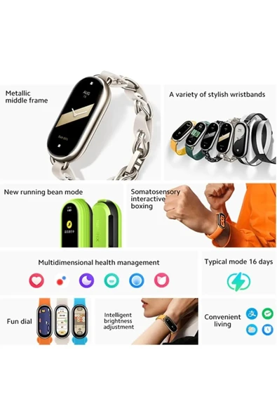 Xiaomi Mi Band 8 Akıllı Bileklik (Xiaomi Türkiye Garantili) - 3