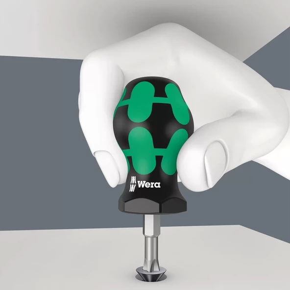 Wera 355 Stubby Topaç TornavidaPZ 3x25mm Tornavida 05008855001 - 3