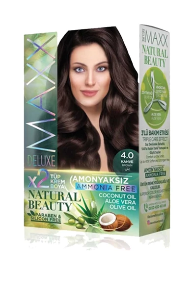 Natural Beauty Amonyaksız Saç Boyası 4.0 Kahve - 1