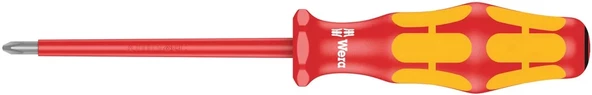 Wera 165 i PZ VDE Yalıtımlı Pozidriv Tornavida, PZ 0 x 80 mm