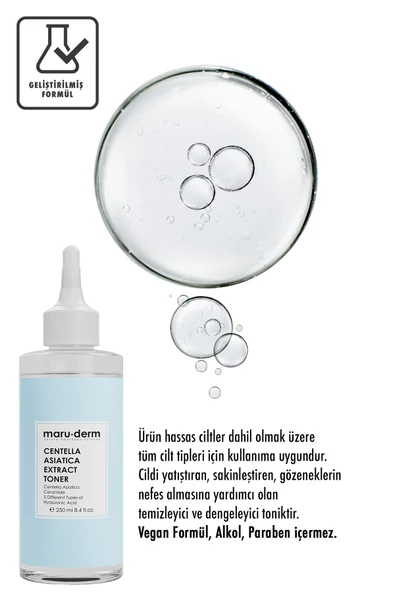 Maru.Derm Maruderm Centella Asiatica Yatıştırıcı & Ceramide Nemlendirici Tonik 250 Ml - 2