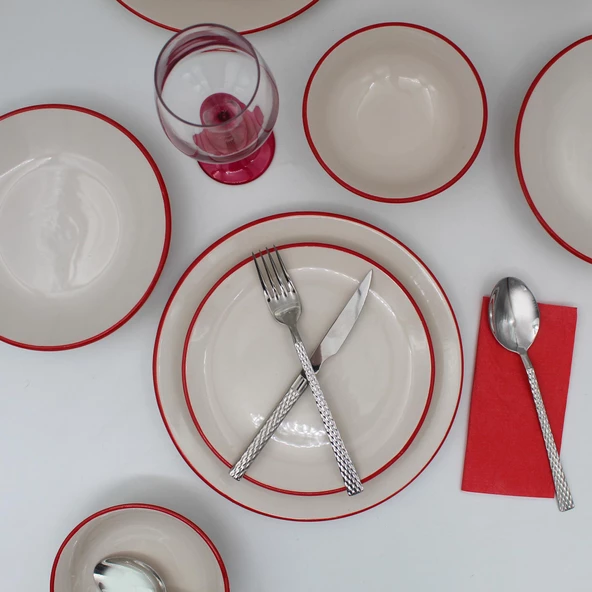 Carmen 24 Parça 6 Kişilik Yemek Takımı - 4