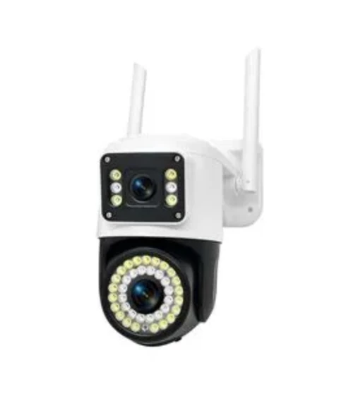 CMR42 1080P Çift Kameralı Uygulama Kontrollü Dış Mekan Uyumlu Güvenlik Kamerası Hareket Sensörlü - 2