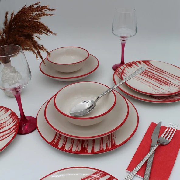 Carmen 16 Parça 4 Kişilik Yemek Takımı Desenli - 2