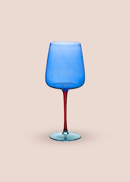 The Mia Şarap Kadehi Mavi 500 ml - 4