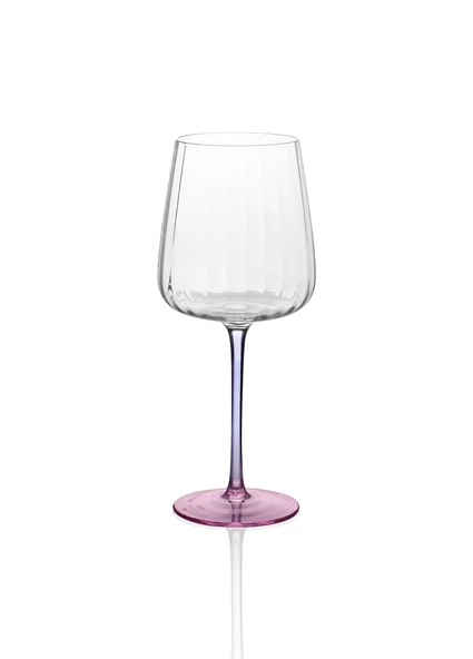 The Mia Şarap Kadehi Mavi Pembe 600 ml