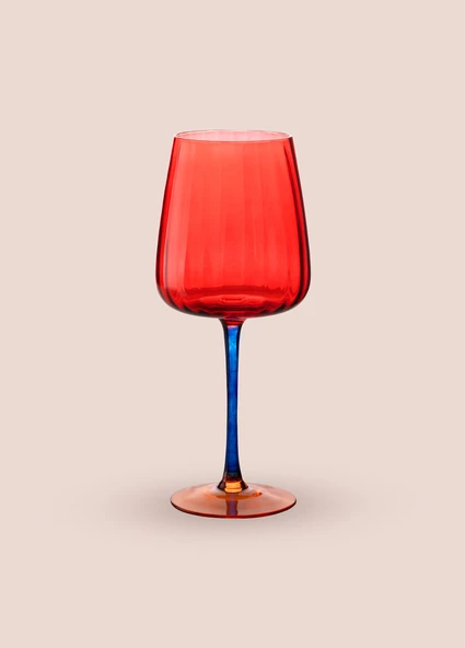 The Mia Şarap Kadehi Kırmızı 600 ml - 4