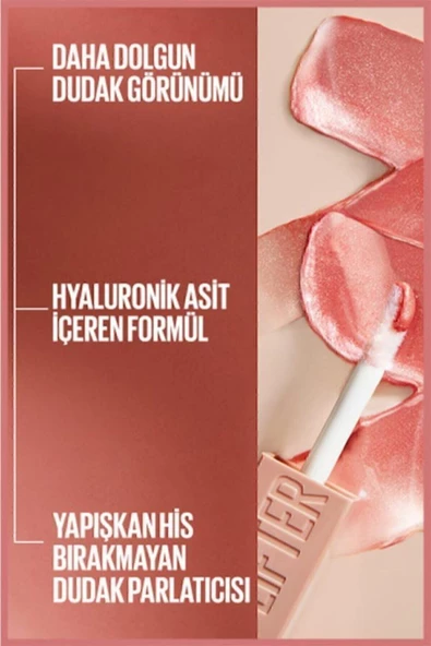 Maybelline New York Lifter Gloss Nemlendirici Dudak Parlatıcısı - 017 3600531651183 - 7
