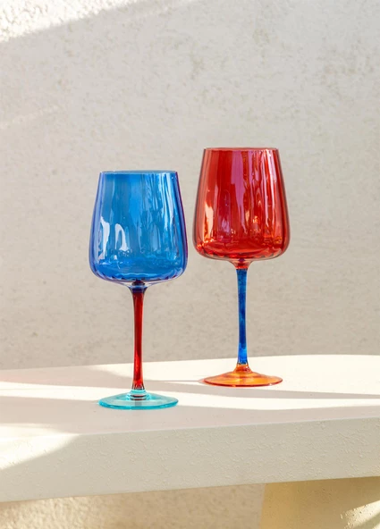The Mia Şarap Kadehi Kırmızı 600 ml - 2