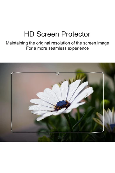 Xiaomi Redmi Pad SE 11 Inç Nano Kırılmaz Ekran Koruyucu Kırılmaz Şeffaf Cam Koruyucu Tam Uyumlu - 5