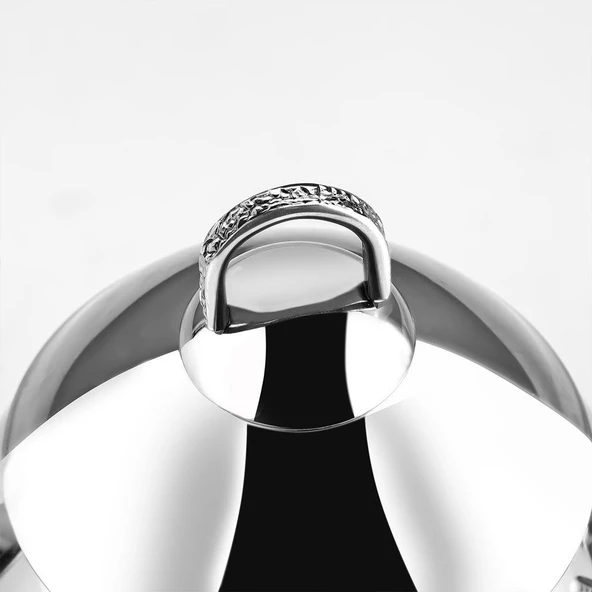 Nehir Florina Midi Orta Boy Çelik Çaydanlık Takımı - 3