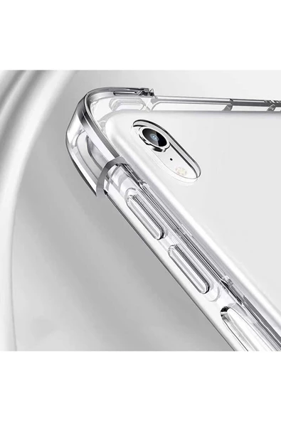 Ipad Mini 7 (A17 Pro) Kılıf Şeffaf Köşe Korumalı Crystal Clear Silikon Arka Kapak - 2