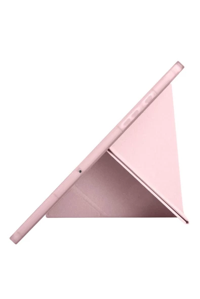 Ipad Pro 11 Inç 2024 M4 Kılıf Kalem Şarj Bölmeli Stadlı Uyku Modlu Arkası Silikon Akıllı Case  Pembe - 2