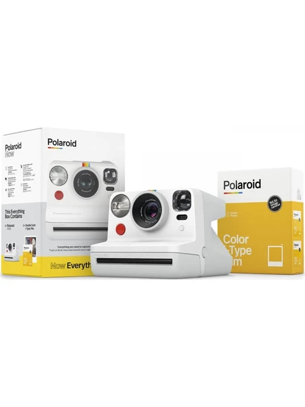 Polaroid Now Beyaz Instant Fotoğraf Makinesi ve Hediye Seti - 3