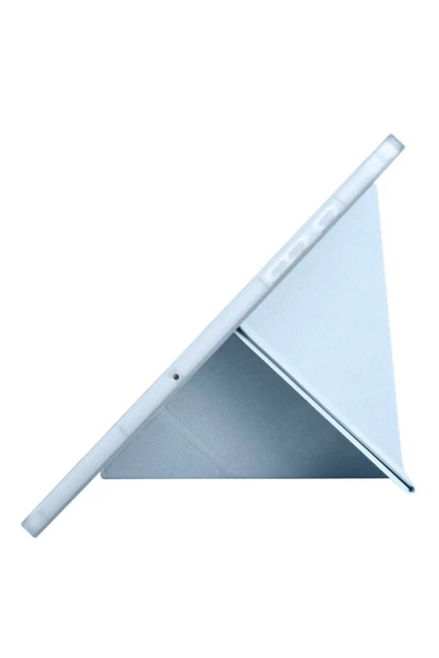 Ipad Pro 11 Inç 2024 M4 Kılıf Kalem Şarj Bölmeli Stadlı Uyku Modlu Arkası Silikon Akıllı Case  Mavi - 3