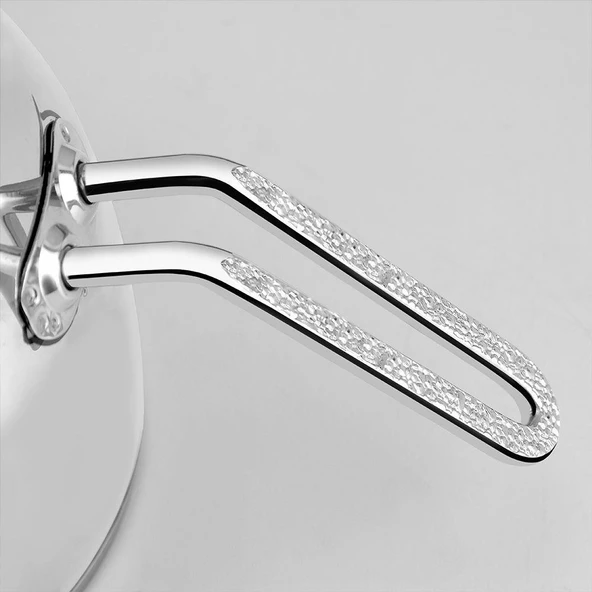 Nehir Florina Midi Orta Boy Çelik Çaydanlık Takımı - 2