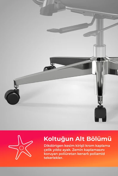Ergolife SynchroSit 10 Ergonomik Deri ve Fileli Ofis - Yönetici Koltuğu / Çalışma Sandalyesi - 1D1.D.1.333 - 6