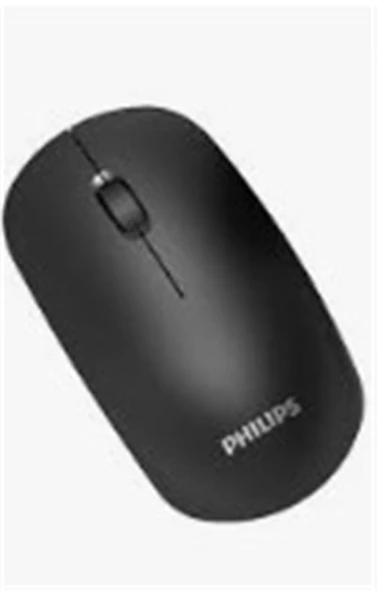 Philips SPK7315 Kablosuz Sessiz Siyah Mouse (Açma Kapama Tuşu )(Pilleri İçinde)