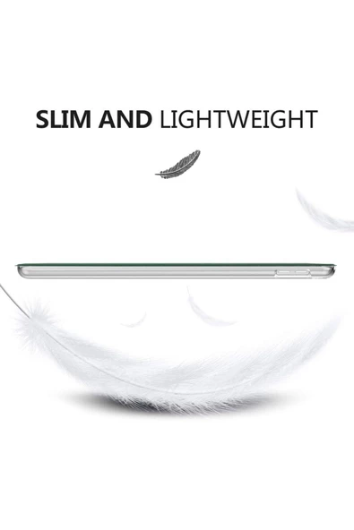 Apple Ipad 5. 6. Nesil 2017 2018 9.7" Inc Kılıf Smart Cover Katlanabilir Standlı Akıllı Kapak  Petrol Yeşili - 4