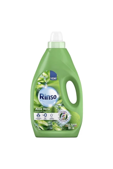 Rinso Aloe Vera Renkliler Sıvı Çamaşır Deterjanı 50 Yıkama 3 L - 2