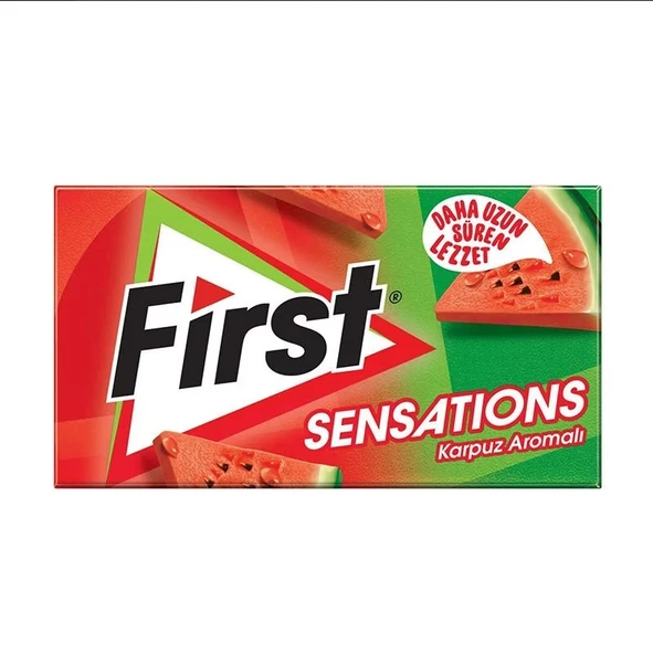First Sensations Karpuz Aromalı Şekersiz Tatlandırıcılı Sakız 3'lü Paket - 2
