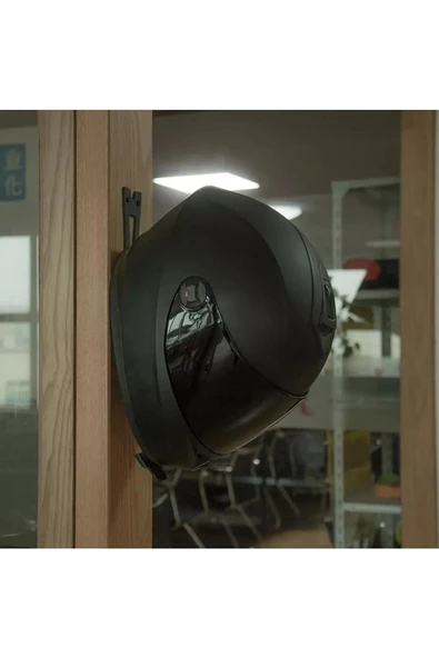 Siyah Motosiklet Kask Tutucu, Kask Askısı, Teçhizat Askısı, Motosiklet Kask Askısı - 2