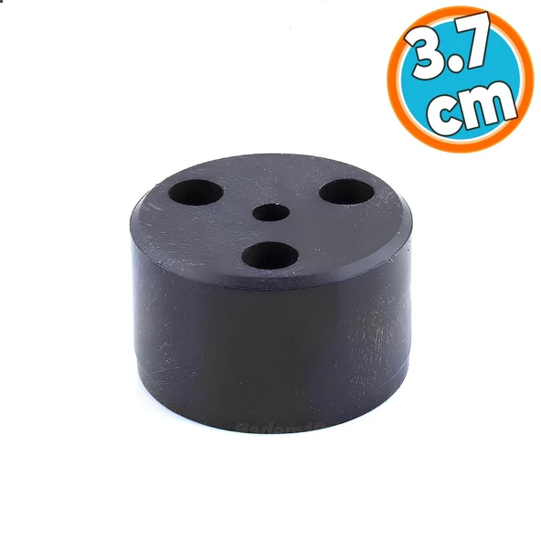 Mobilya Ayak Yükseltici Baza Ayağı Koltuk Kanepe Altı Puf Ayakları Yükseklik=3.7 cm Siyah ürün görseli