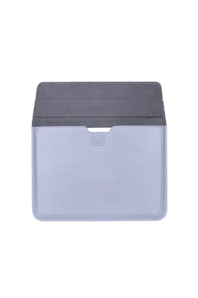 Macbook Pro Air 13 M1-m2 2020/2022 A2179-a2337-a2338-a2251-a2159-a1989-a1708 Deri Mıknatıslı Çanta  Lila - 2