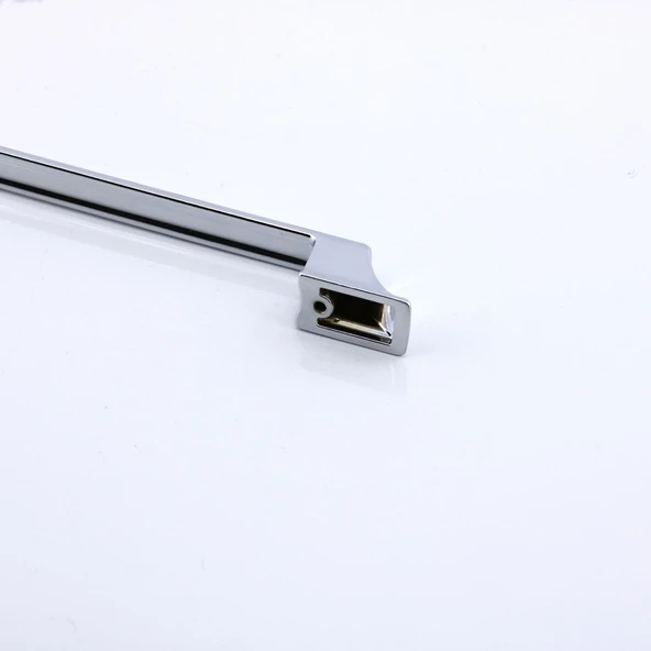 Mostar 224 mm Krom Gümüş Renk Metal Kulp Mobilya Çekmece Mutfak Dolabı Dolap Kulpları Kulb 22.4 cm - Resim 2