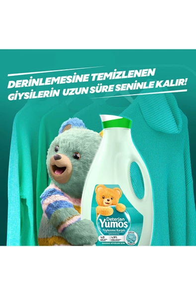 Yumoş Sıvı Deterjan Hassas Giysiler İçin İpeksi Bakım 2520 ml - Resim 6