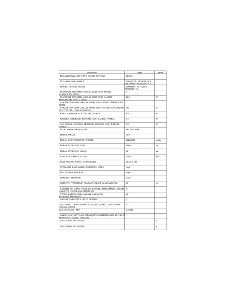 Regal KM 80221 8 kg Çamaşır Kurutma Makinesi - 3