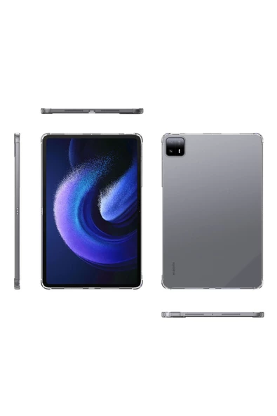 Xiaomi Pad 6 / 6 Pro 11'' Inç 2023 6 Gb/8 Gb/128 Gb Uyumlu Şeffaf Koruyucu Tablet Kılıfı - 6
