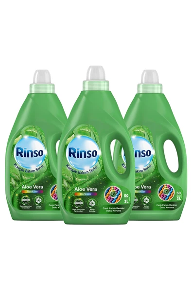 Rinso Aloe Vera Renkliler için Sıvı Deterjan 3 x 3 L - 2