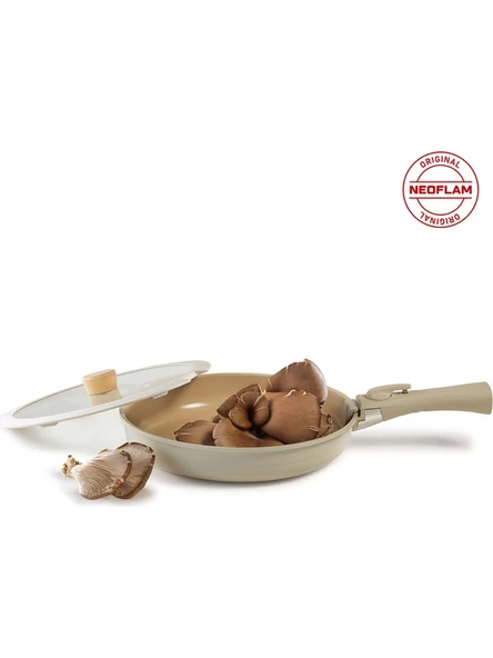 Neoflam Midas Bej 6 Parça Ayrılabilen Saplı Iç Içe Geçebilen Indüksiyonlu Tencere Tava Seti - 2