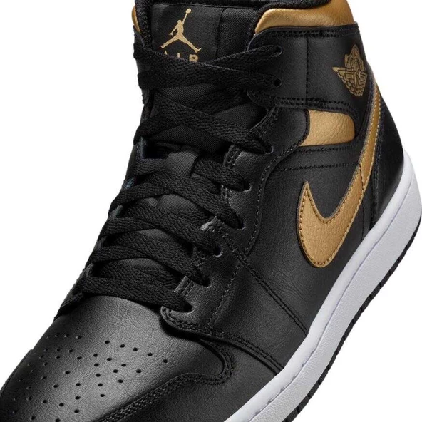 NİKE Jordan Air 1 Mid Erkek Siyah Spor Ayakkabı DQ8426-071 - 7