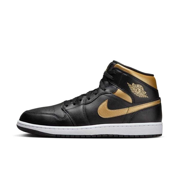 NİKE Jordan Air 1 Mid Erkek Siyah Spor Ayakkabı DQ8426-071