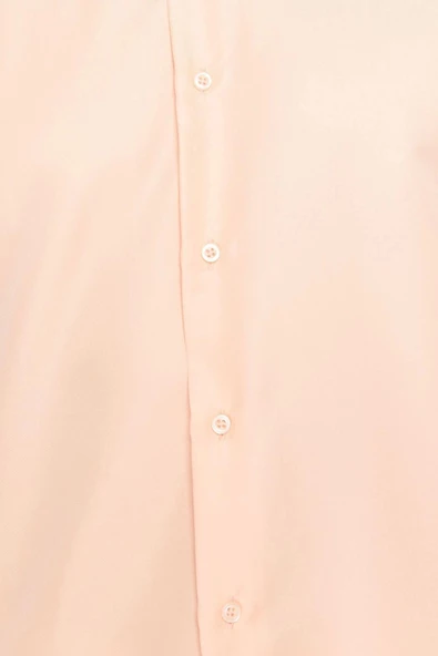 Moda Erkek Gömlek Yaka Düz Desen Günlük Smart Gömlek Gömlek - 5