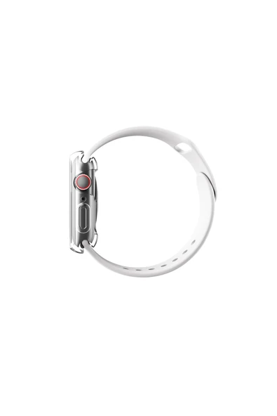 Apple Watch 42mm Uyumlu Grade Hybrid Serisi Şeffaf Kılıf Kasa Ve Ekran Koruyucu 360 Tam Koruma Kapak  Clear - 3