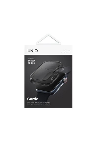 Apple Watch 42mm Uyumlu Grade Hybrid Serisi Şeffaf Kılıf Kasa Ve Ekran Koruyucu 360 Tam Koruma Kapak  Smoke - 6