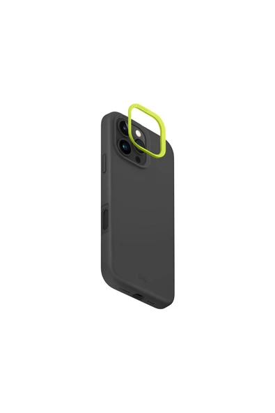 İphone 16 Pro Max Kılıf Lino Hue Serisi Magsafe Özellik (MagClick™) Hibrit Silikon (Silicore™)  Grey - 2