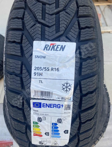 Riken 205/55R16 91H Snow Kış Lastiği 2024 Üretim