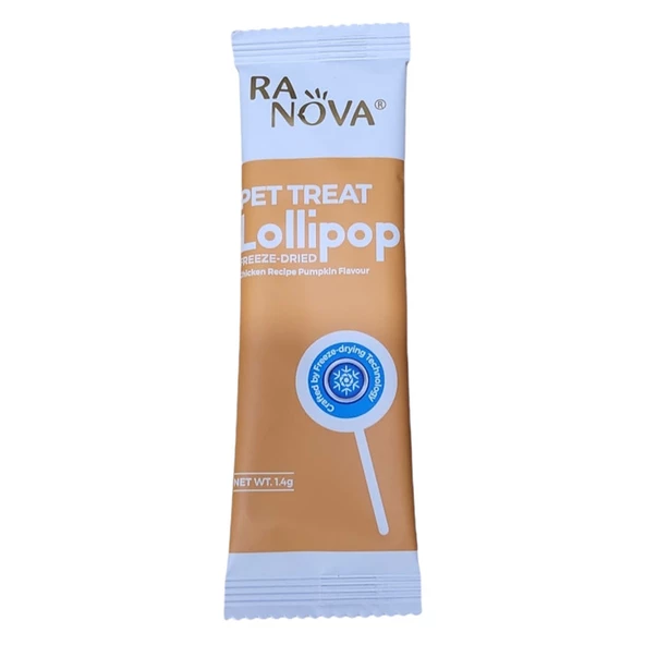 Ranova Kediler İçin Lolipop Ödül Maması Tavuklu & Balkabaklı 1.4 Gr