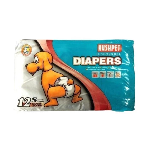 Hushpet Köpekler İçin Hushpet Diapers Külot Bezi S Boy