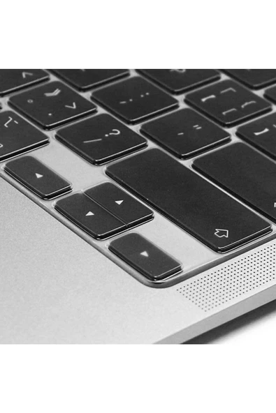 Macbook Pro 13 Inc 2020/2022 M1/m2 A2338 Uyumlu Türkçe Q Klavye Slim Silikon Klavye Koruyucu Kılıf - 5
