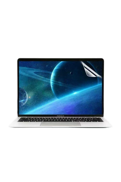 Macbook 13'3 Air A1932 2018 A2179 A2337 2020 Uyumlu Şeffaf Ekran Koruyucu